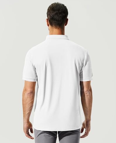 Haimont Mens Polo Shirts Dry Fit Performance Collared Shirts Short Sleeve Casual Moisture Wicking Shirts in Saudi Arabia