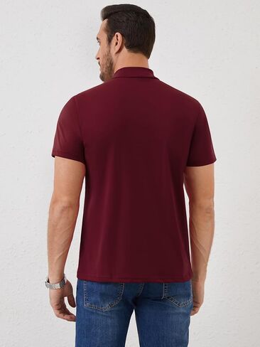 3 Pack Turtle Neck Shirt Men Mock Turtleneck Short Sleeve Undershirts Basic Slim Fit T Shirts Solid Color Pullover Tees in Saudi Arabia