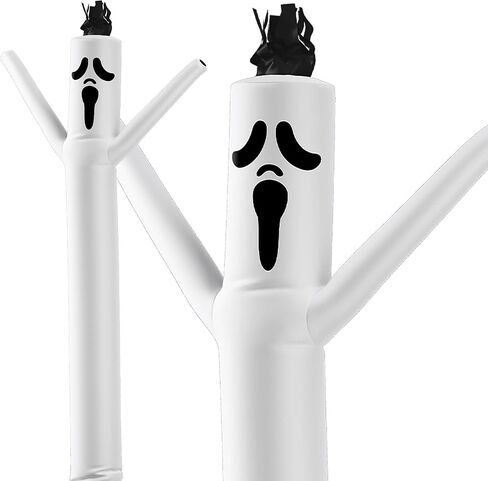 LookOurWay Air Dancers Inflatable Tube Man Attachment - 20 Feet Tall Wacky Waving Inflatable Dancing Tube Guy (Blower Not Included) - Halloween Theme - Skeleton in Saudi Arabia