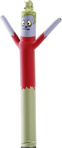 LookOurWay Air Dancers Inflatable Tube Man Attachment - 20 Feet Tall Wacky Waving Inflatable Dancing Tube Guy (Blower Not Included) - Halloween Theme - Skeleton in Saudi Arabia