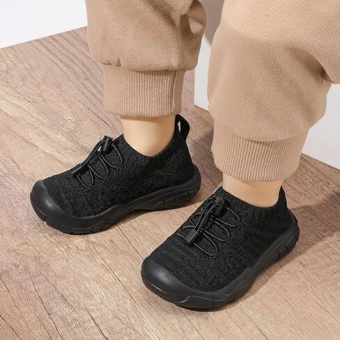 FEETCITY Toddler Slip On Shoes Boys Girls Wide Toddler Tennis Shoes Sports Walking Sneakers in Saudi Arabia
