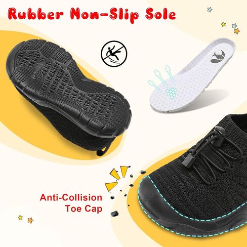 FEETCITY Toddler Slip On Shoes Boys Girls Wide Toddler Tennis Shoes Sports Walking Sneakers in Saudi Arabia