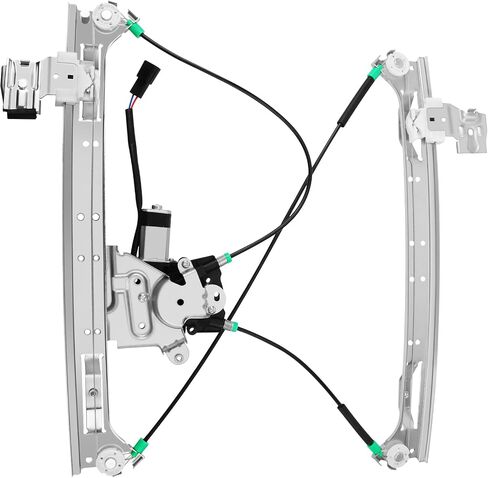 Front Passenger Side Power Window Regulator with Motor fit for 2002-2009 Chevy Trailblazer EXT, GMC Envoy XL XUV, 2004-2007 Buick Rainier, 2003-2008 Isuzu Ascender, Olds Bravada, Saab 9-7X, Right in Saudi Arabia