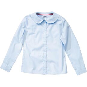 French Toast Girls' Long Sleeve Peter Pan Blouse