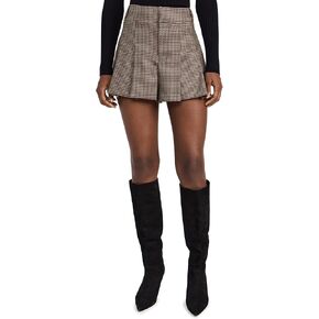 أليس + أوليفيا شورت سكارليت رفرفة للسيدات in Kuwait