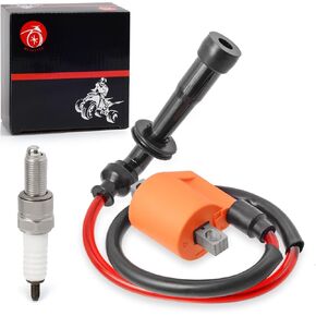 Ignition Coil Pack and spark plug + CAP COVER For Suzuki DRZ400 DRZ400E DRZ400S DRZ400SM 2000-2023