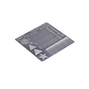 ANSAI for Hobby Military Model Scale Model -Stainless Steel Reusable Scribe Board,Carved,Drawing Painting Masking Tape Stencils