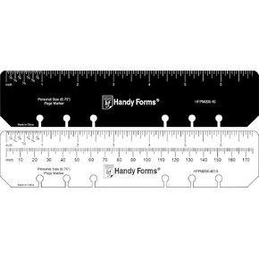 ISO Standard A6 Size Page Markers, Set of 2