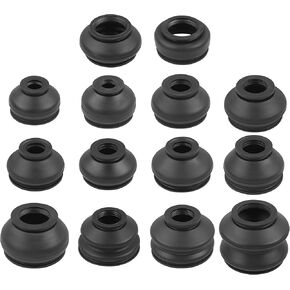 14PCS Rubber Tie Rod Boot Cover Balljoint,Universal Ball Joint Boot Replacement as Rack and Pinion Boot,Compatible Ball Inner Tie Rod Boot Car Accessories Fit for Cars SUVs Trucks