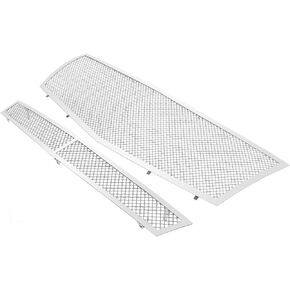 APS Premium Stainless Steel Chrome Mesh Grille Insert Compatible with Cadillac CTS 2008-2013 & 11-14 CTS Coupe Combo N19-T86777A