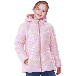 WULFUL Girl’s Winter Waterproof Coat Warm Hooded Parka Jacket Long