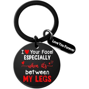 Funny Couple Keychain Gifts For Woman Man I Miss You Face Keychain For Boyfriend Girlfriend Sexy Gifts Him Her Romantic Keychain For Wife Husband Anniversary Valentine Christmas Key Ring