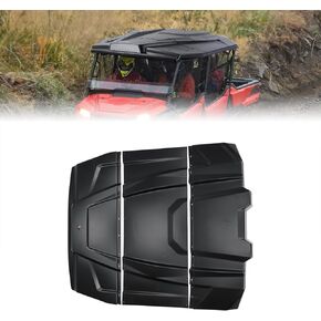 KEMIMOTO 6-Seat UTV Roof Top, High-Density Plastic Roof Top Compatible with Pioneer 1000-6 (2023-2024), Waterproof and UV Resistant Hard Roof Top to Keep Cool, Sunshade Rooftop Accessories.