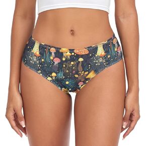 vvfelixl Cool Shark Text Blue Panties for Women Women Underwear Cheeky Panties for Women XS