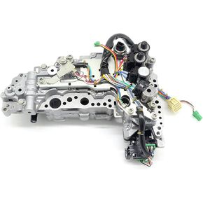JF010E JF009E Gearbox CVT Valve Body W/Solenoid &Stepper motor Compatible with Murano Maxima Quest Transmission Solenoid kit RE0F09A (JF010E without plug and cap)