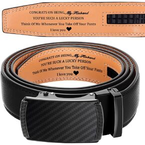 Mens Belt Congrats on Being My Husband Belt Personalized Belts for Men Leather Belt for Him Father Gift