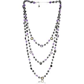 قلادة Adrienne Vittadini "Northern Lights" متعددة الألوان مكونة من 3 صفوف من الحجر in Kuwait