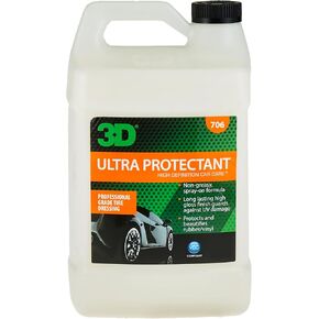 3D Ultra Protectant Tire Shine - Long Lasting, High Shine Tire Spray - Excellent Protectant for Rubber & Vinyl 1 Gallon