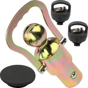 GNXA2061 Puck System Gooseneck Hitch Ball Kit, Fits Ford F-250/F-350/F-450 Super Duty, Chevy Silverado & GMC Sierra 2500/3500 HD, Nissan Titan XD Trucks, 97002005