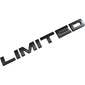 1pc 13 inch Limited NAMEPLATE Emblem Badge Replacement for Chrysler RAM OEM New (Matte Black)