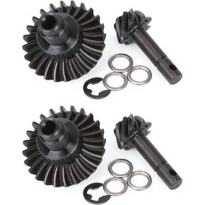 SCX10 II Bevel Gear RC Heavy Duty Overdrive Bevel Gear 24/27/30/33T for 1/10 RC Crawler Axial SCX10 II AR44/45 Capra Portal Axle SCX10 II upgrades accessories (SCX10 II Bevel Gear 30T reverse 2PCS)
