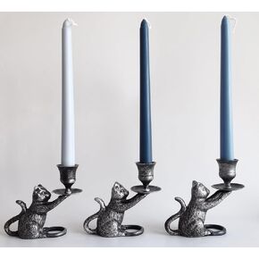 Iron Taper Candle Holder - Cat Decor Candle Holder - Dog Decorative Candle Stand - Mouse Taper Candlestick Holder in Kuwait