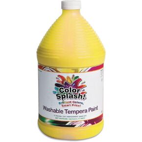 S&S Worldwide Yellow Color Splash Tempera Paint Gallon