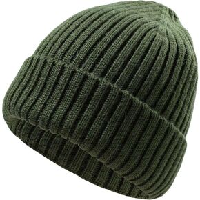 Kids Wool Beanie Hat Toddler Warm Winter Knit Caps Cuffed Beanies Skull Cap for 7-14 Years Old Boys