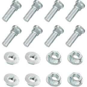 JAVIK Front/Middle Wheel Studs 7515513 for Polaris Sportsman Ranger Outlaw Magnum Trail Blazer Trail Boss Predator Scrambler ATP Hawkeye 8PCS