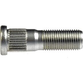 Dorman 610-394 1/2-20 Serrated Wheel Stud - .543 in. Knurl, 1-29/32 in. Length Compatible with Select Saab Models, 10 Pack