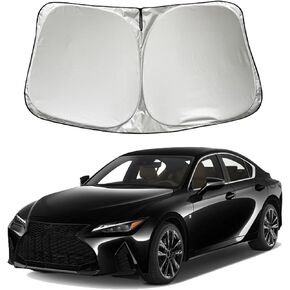 Car Windshield Sun Shade Sunshade Compatible with Lexus IS250 is 350 F Sport IS350 IS300 IS460 is 250 300 Sedan 2024 2023 2022 2021 2020-2014 Accessories, Car Front Window Sun Shield Visor