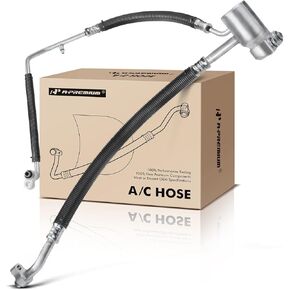 A-Premium A/C Suction and Discharge Line Hose Assembly Compatible with Chevrolet Silverado 1500 2500, Tahoe, Avalanche & GMC 1500 2500 HD, Yukon, Yukon XL & Cadillac Escalade EXT