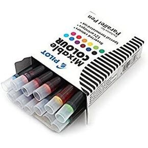 Pilot Refills Parallel - 12 Colors Assorted Fountain Pen Cartridge - P77312 Pack-2