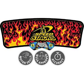 Speed Stacks | G5 Black Flame StackMat (Timer and Mat) | Accuracy to 0.001 Seconds, Batteries Included | Endorsed by Sport Stacking and Cubing associations
