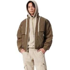Men's Cross Funktion Zip Front Convertible Water Resistant Windbreaker Jacket Standard
