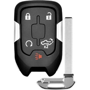 Key Fob Replacement for 2019-2021 Chevy Silverado GMC Sierra 1500 2500 3500 Car Keyless Entry Remote Control, HYQ1EA, 5 Buttons