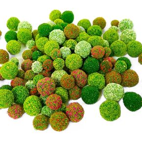 120 Pcs Model Flower Trees, Model Scenery, Scenery Railroad Layout Scene Decoration Architecture Model Landscape Layout Cluster Flower Vegetation Mini Model Trees Flower