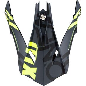 O'Neal 2SERIES Unisex-Adult SPYDE Helmet Spare Visor (Black/Hi-Viz, One Size)