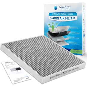 Tested MERV 13 Cabin Air Filter with Activated Carbon, CF10361 for Chevrolet Cobalt(2005-2010), HHR(2006-2011), Pontiac G5(2007-2009), Pursuit(2005-2006), Saturn Ion(2003-2007).