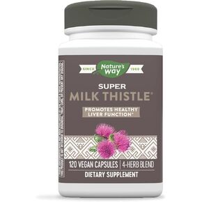 Nature's Way Enzymatic Therapy Super Milk Thistle, 2 Piece Pack (2 Pack)