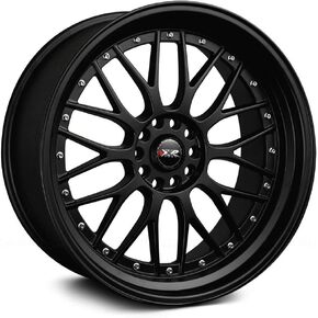 عجلة XXR 521 سوداء مسطحة من الألومنيوم (18 × 8.5 بوصة /5 × 100 مم، إزاحة 35 مم) in Kuwait