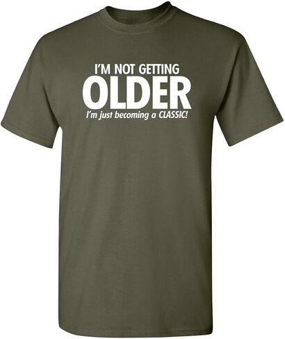 Becoming A Classic Graphic Novelty Sarcastic Funny T Shirt in Kuwait