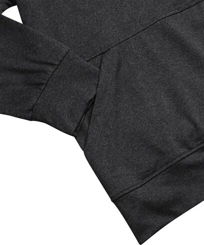 Spyder Men's Pullover Hoodie - Quarter Zip Comfort Fit Hoodie Sweatshirt with Reflective Trim - Active Hoodie for Men (S-XL) in Saudi Arabia