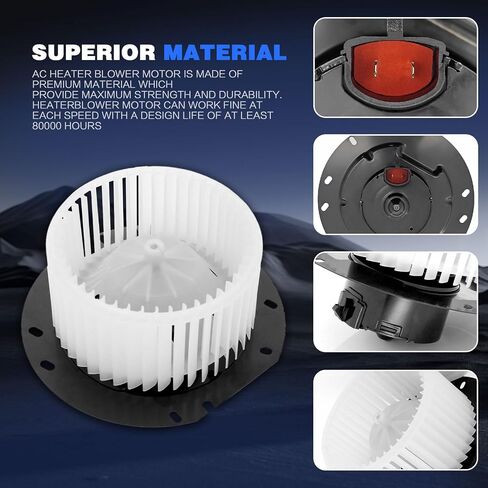 استبدال محرك منفاخ HVAC لـ 1997-2014 Ford E150 E250 E350 Super Duty E-Series Econoline يستبدل # YH-1825، 4P1589 XC2Z-19805-BA، 700022 in Saudi Arabia