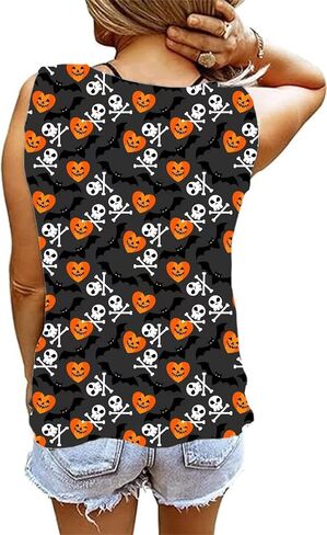 تي شيرت نسائي بدون أكمام لعيد القديس باتريك في عيد القديس باتريك برقبة على شكل حرف V، تي شيرت شامروك لعيد القديس باتريك in Kuwait