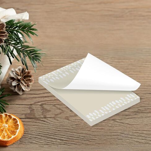 easykart labels Christmas Notepad Winter Theme Holiday Notepads, 200 Sheets, 4 Designs, 4 x 5.5 Inches in Saudi Arabia