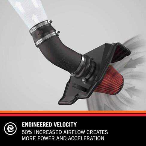 K&N Cold Air Intake Kit: High Performance, Guaranteed to Increase Horsepower: 50-State Legal: Fits 2005-2016 FORD/FIAT (Ka, 500, Punto, Punto Evo, Grande Punto)57-0655 in Saudi Arabia