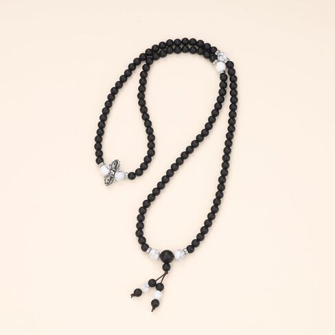 COAI Vajra Stone مطرز 108 مالا الخرز التفاف سوار الصلاة قلادة in Saudi Arabia