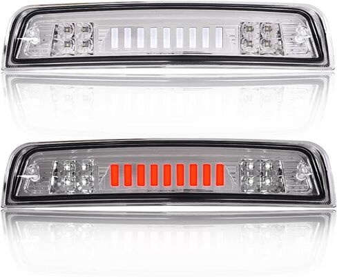 PIT66 LED Bar ضوء الفرامل الثالث، متوافق مع 2009-2017 دودج رام 1500 2500 3500 I نوع ارتفاع جبل توقف الضوء الخلفي مصابيح البضائع الخلفية عدسة واضحة الكروم الإسكان in Kuwait