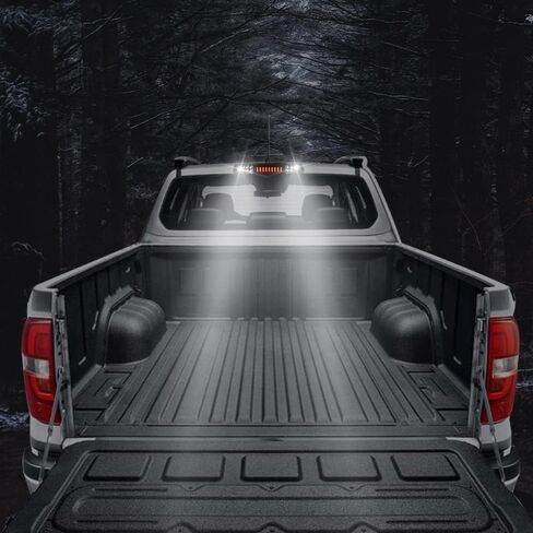 PIT66 LED Bar ضوء الفرامل الثالث، متوافق مع 2009-2017 دودج رام 1500 2500 3500 I نوع ارتفاع جبل توقف الضوء الخلفي مصابيح البضائع الخلفية عدسة واضحة الكروم الإسكان in Kuwait